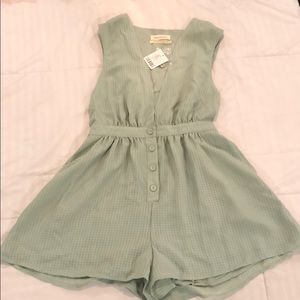 Urban Outfitters Mint Romper
